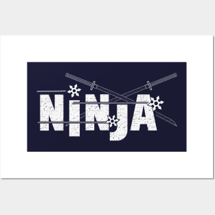 Ninja's katana. Posters and Art